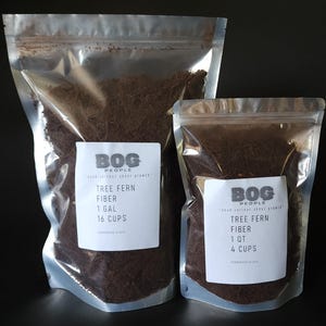 New Zealand Fernwood Tree Fern Fiber perfect soil amendment for Hoyas, Anthuriums, Orchids, seeds and seedlings