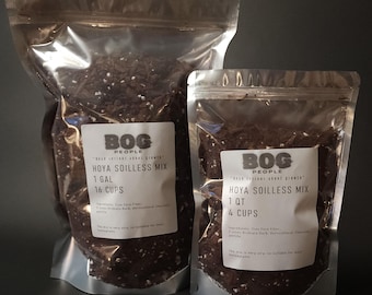Soilless HOYA Mix, Peat-Free Houseplant Blend, by Bog People