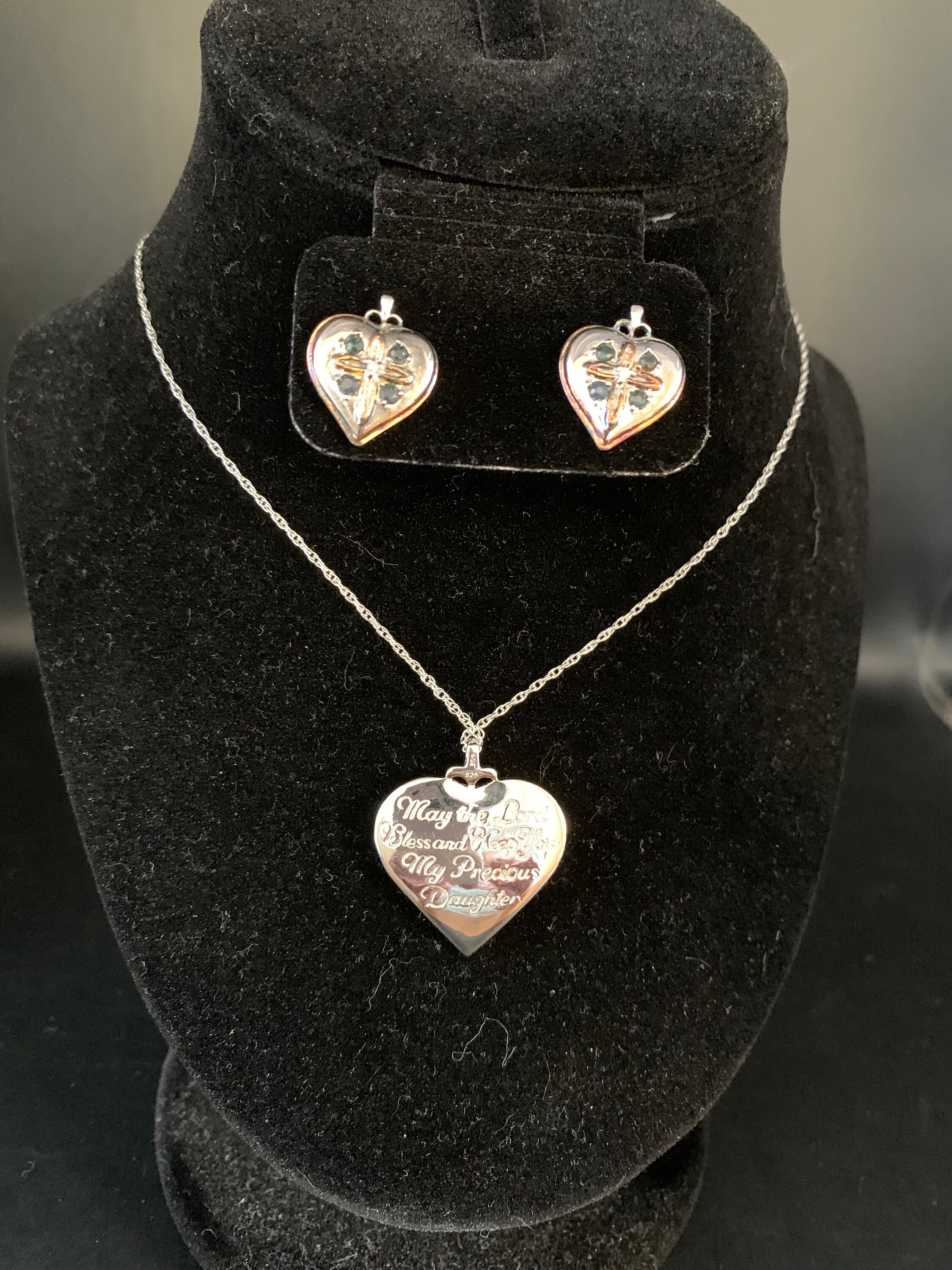 The Bradford Exchange my Blessed Daughter Sterling Diamond and