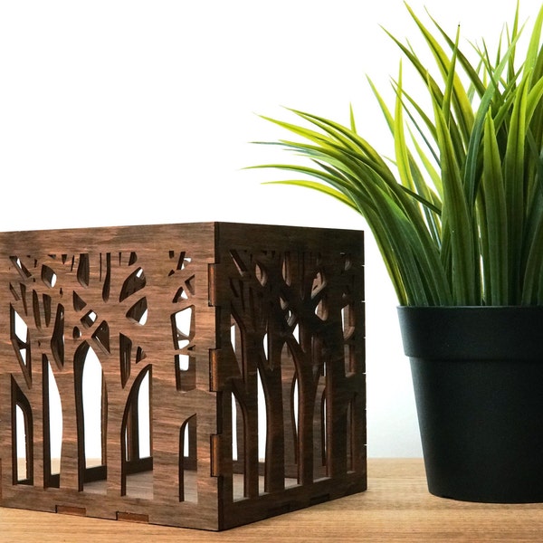 Wooden Candle Box Etsy