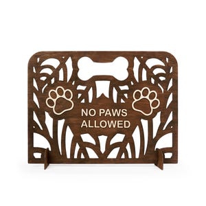 Dog Stopper for Indoor Use – Freestanding Wooden Pet Barrier & Dog Stair Blocker | Portable Wooden Puppy Stopper and Dog Lover Gift Idea