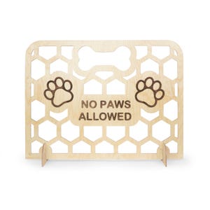 Puerta de madera independiente para perros, ideal para escaleras y puertas. Barrera portátil para mascotas en interiores. Tope para perros sin taladros. Valla bloqueadora personalizada para cachorros.