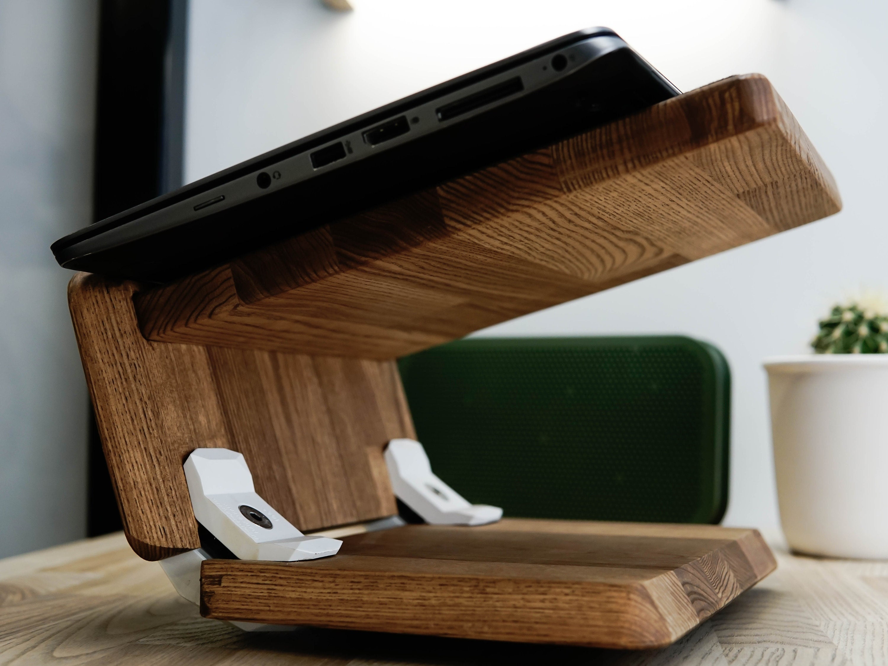 Houten houten iPad-standaard minimalistisch - Etsy Nederland