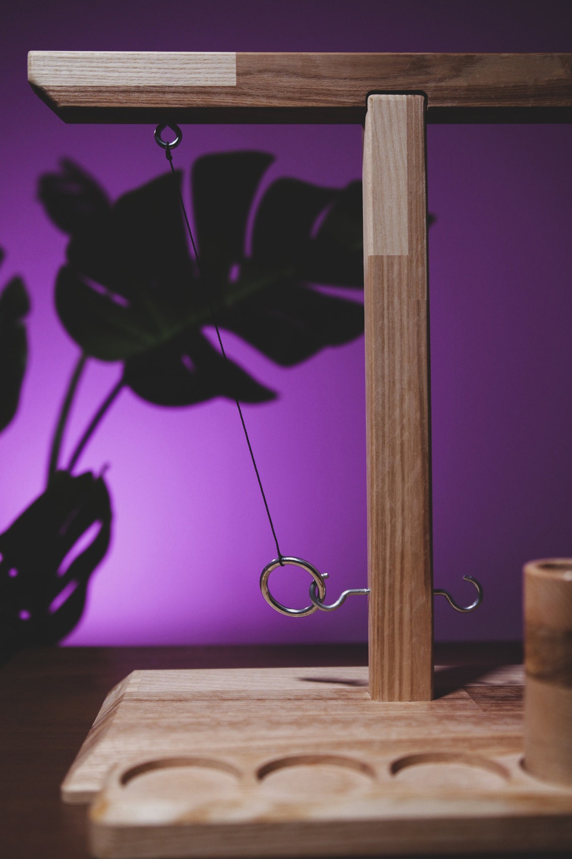 Ring Toss Game Personalized Board Game Table Hook and Ring Etsy