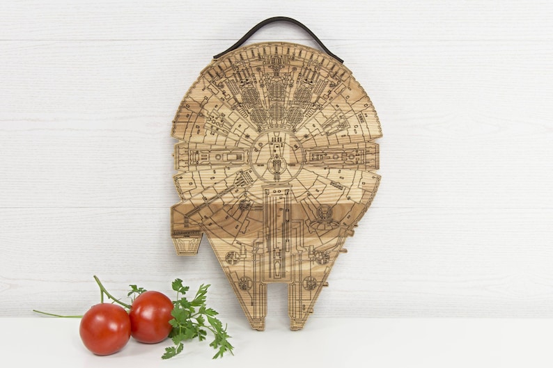 Millennium Falcon Cutting Board