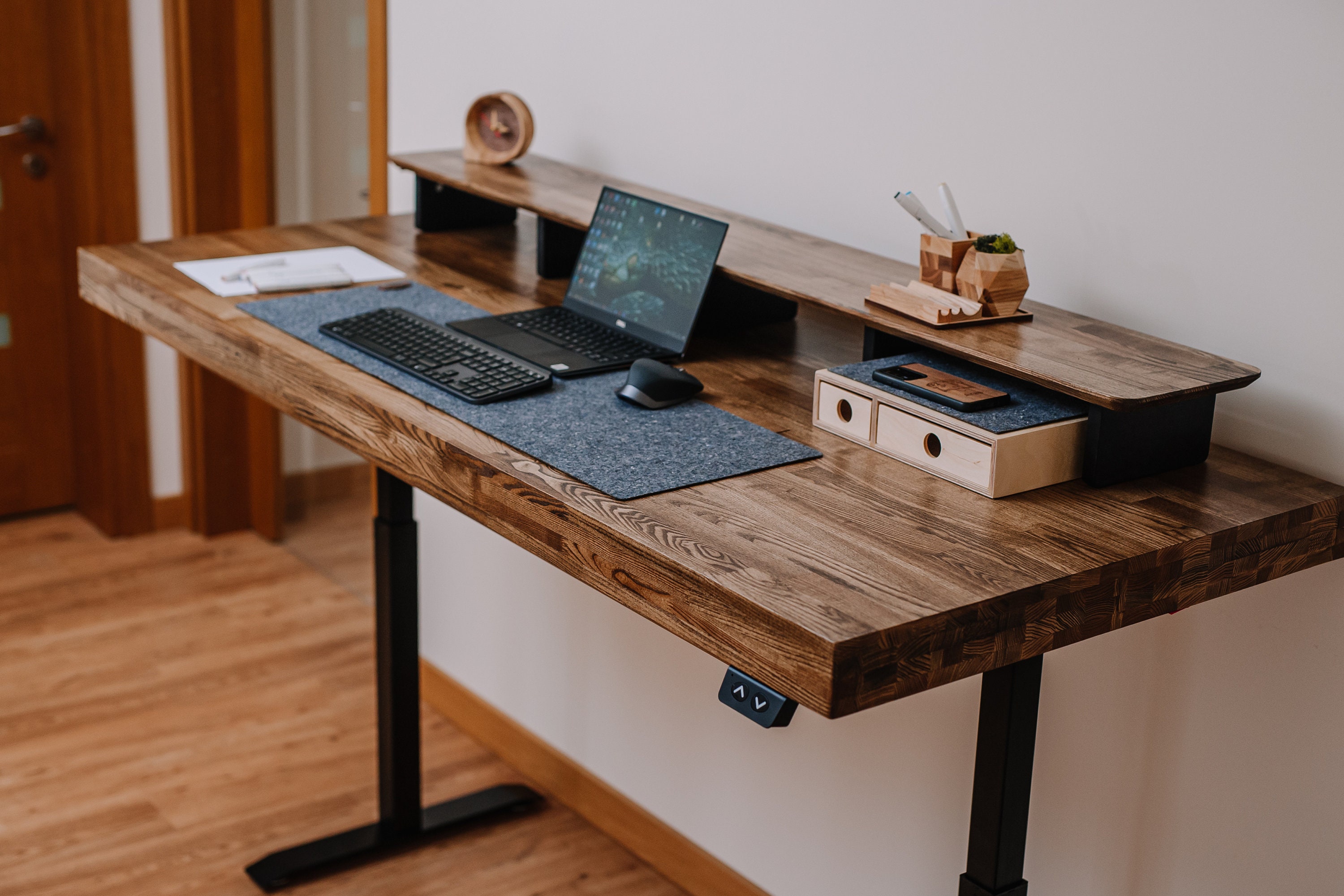 Height Adjustable Computer Table Work Station Fancy Led - Etsy