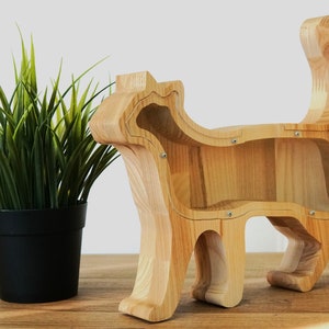 Cat Piggy Bank, Handmade Wooden Cat Piggy Bank, Personalized Cat Lover Gift, Room Decoration Wooden Cat, Perfect Gift Cat Coin Box