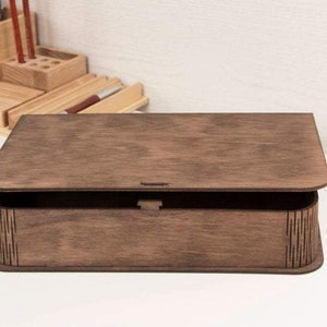 Custom Text Wooden Box , Personalized Wooden Box, Natural Wood Box for ...