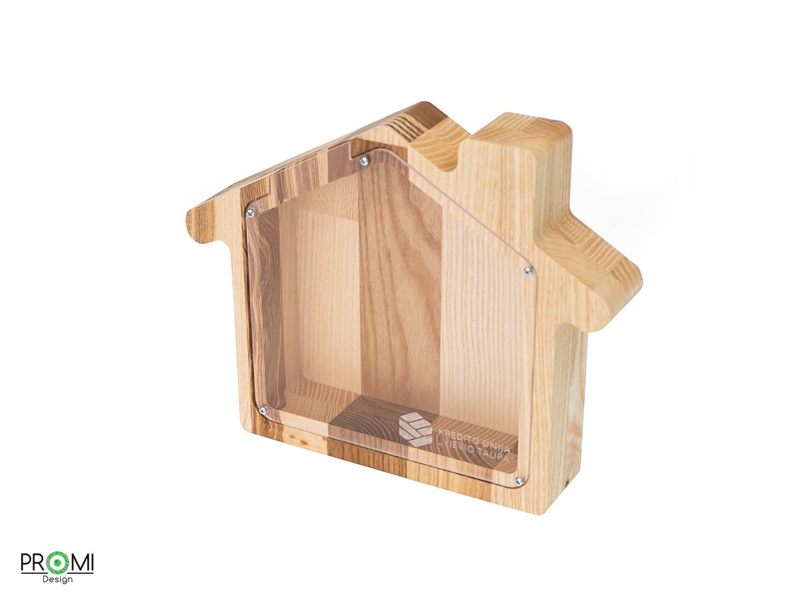 Small Piggy Bank House Personalized House Piggy Bank Wood Etsy