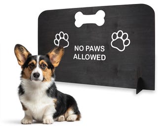 Puppy Stair Stopper and Indoor Pet Barrier, Rustic Wooden Dog Gate for Stairs, Small Dog Gate, Freestanding Blocker, Decorative Room Divider