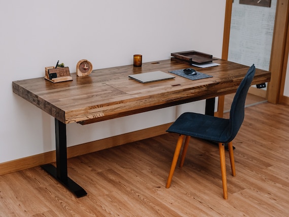 Height Adjustable Computer Table, Work Station, Fancy Led Light