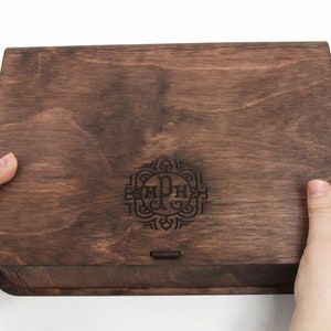 Wooden Box Personalized , Custom Wooden Box, Natural Wood Box For Keeping Small Things, Small Box