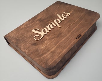Custom Text Wooden Box , Personalized Wooden Box, Natural Wood Box For Keeping Small Things, Engraved Gift Box For Gifting