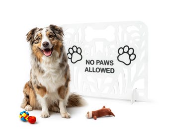 Barrière pour chien en bois pour escaliers et entrées de porte, séparateur d'intérieur autonome pour animal de compagnie, bloqueur d'escalier, barrière de taille personnalisée pour chien et chat