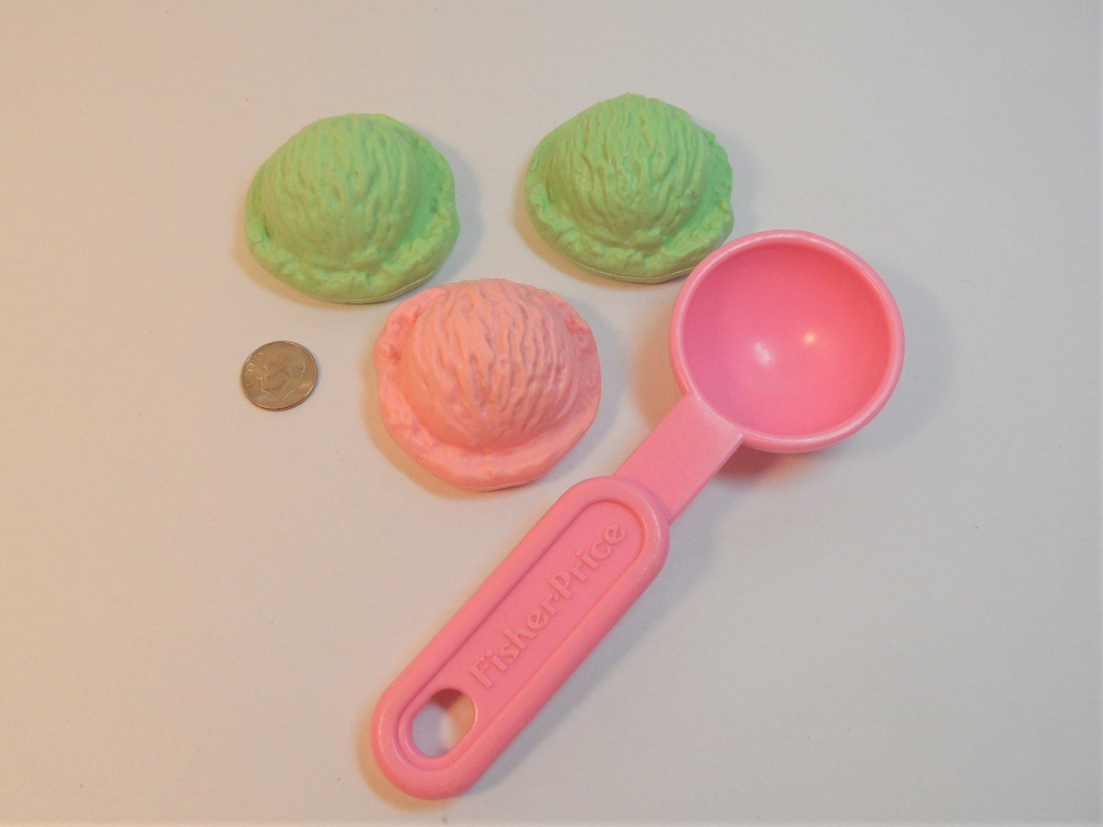 Vintage Fisher Price Fun With Food Ice Cream Scoops with Pink Etsy
