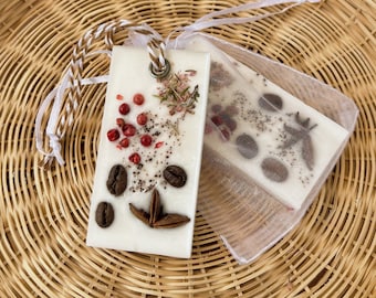 Coffee Soy Wax Tablet Freshener, Eco-Friendly Natural Scent Sachet for Bathroom Closet Room, Unique Coffee Lovers&#39; Party Favors Gift Idea