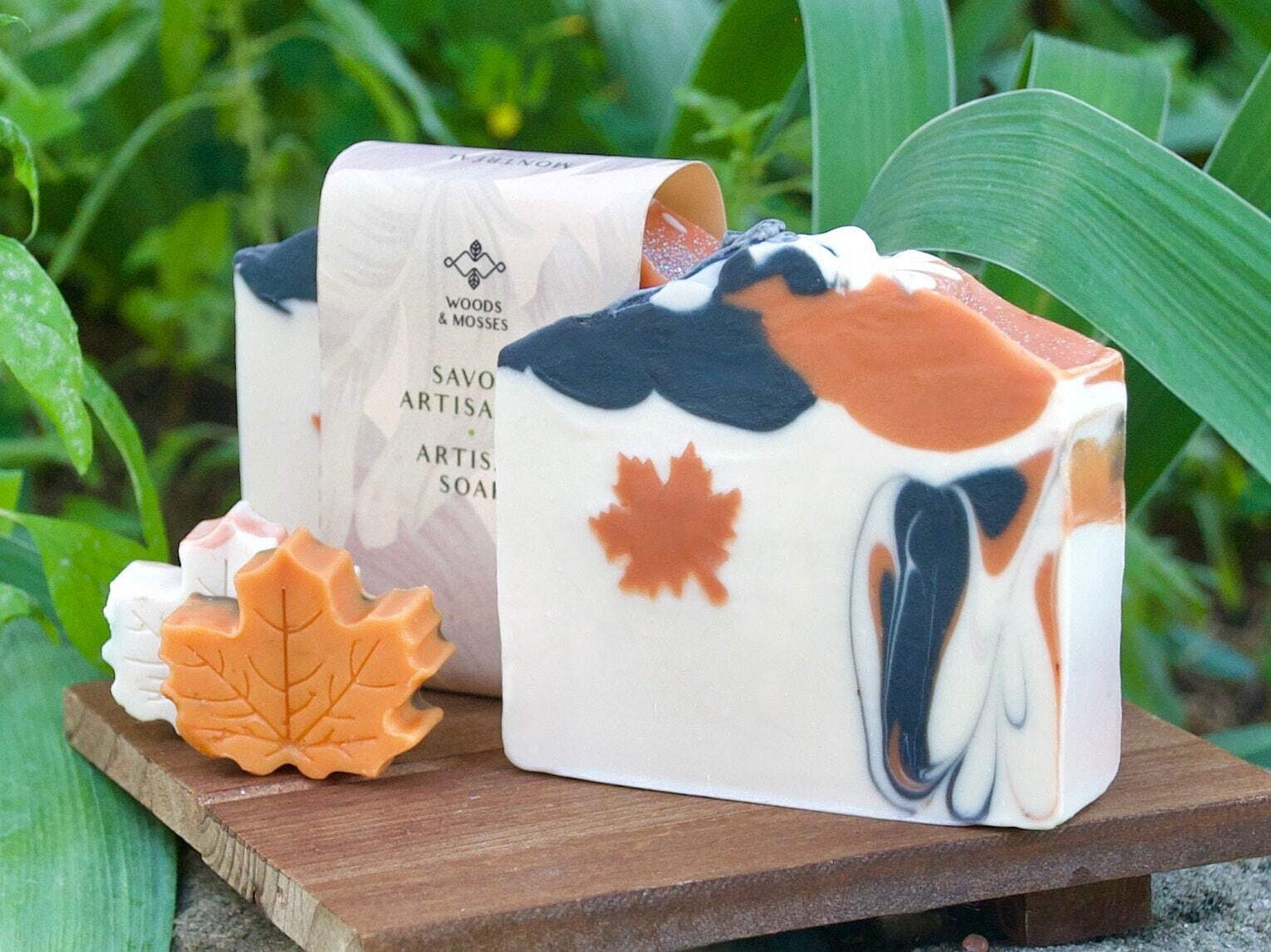 Maple Leaf Artisan Soap Bar: Beeswax & Maple Syrup