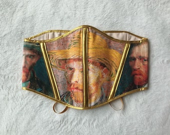 Handmade Underbust Corset Belt the Creation of Adam Bustier Accessory  Renaissance Painting 