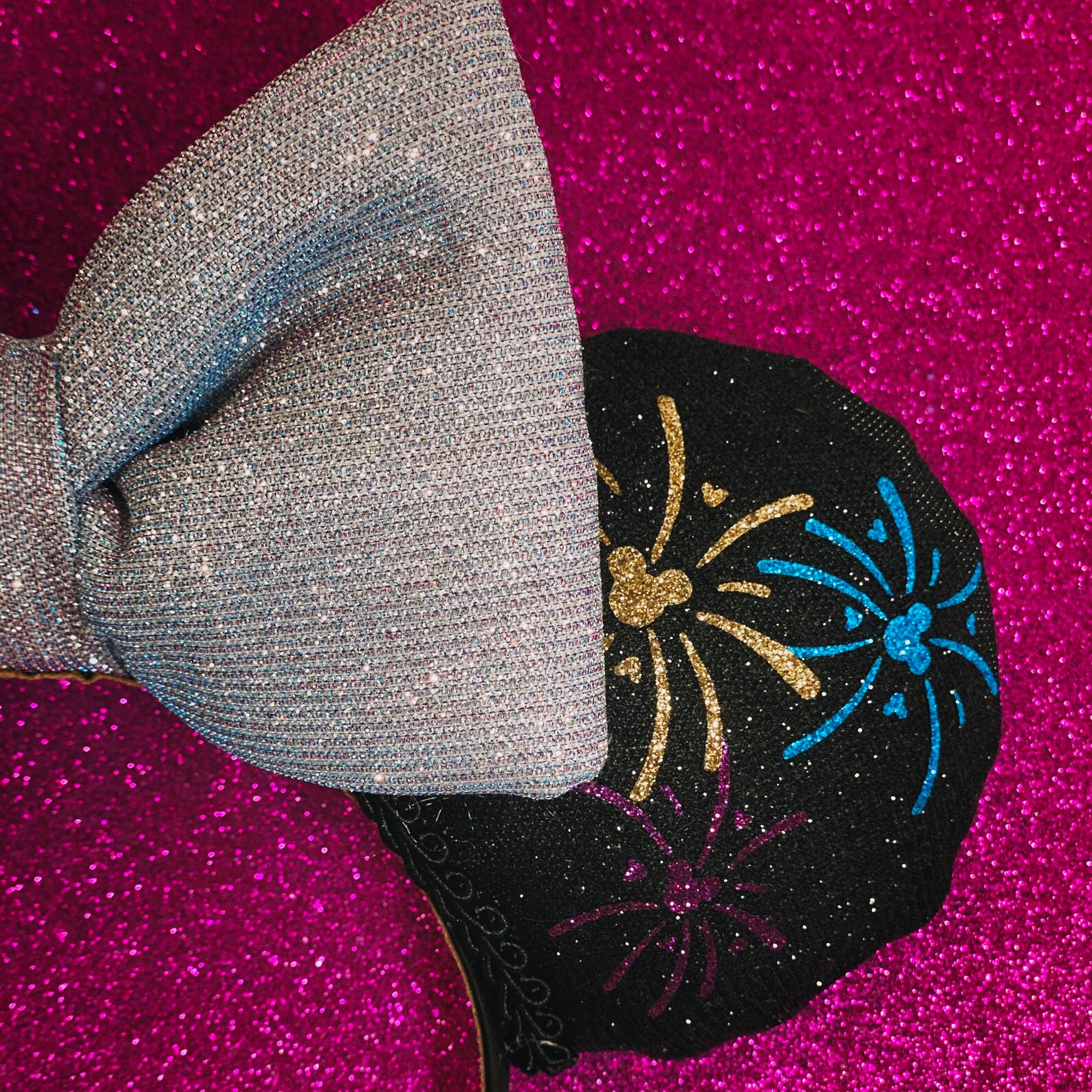 Disney Fireworks Ears Etsy