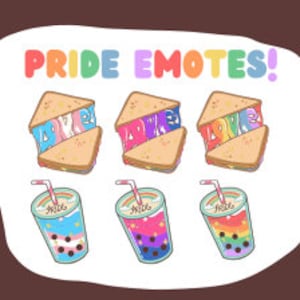 LGBTQ+ Emotes, Perfect for Streaming or Discord Servers