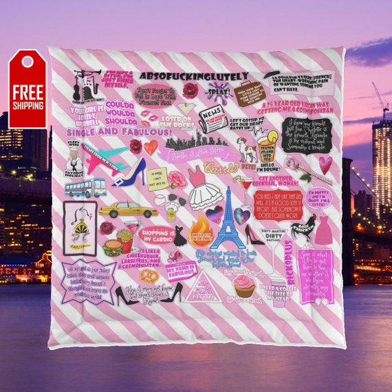 Sex And The City Comforter Sex In The City Gift New York City Etsy