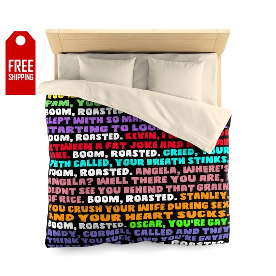 The Office Duvet Cover Queen Boom Roasted Comforter Cover The Etsy