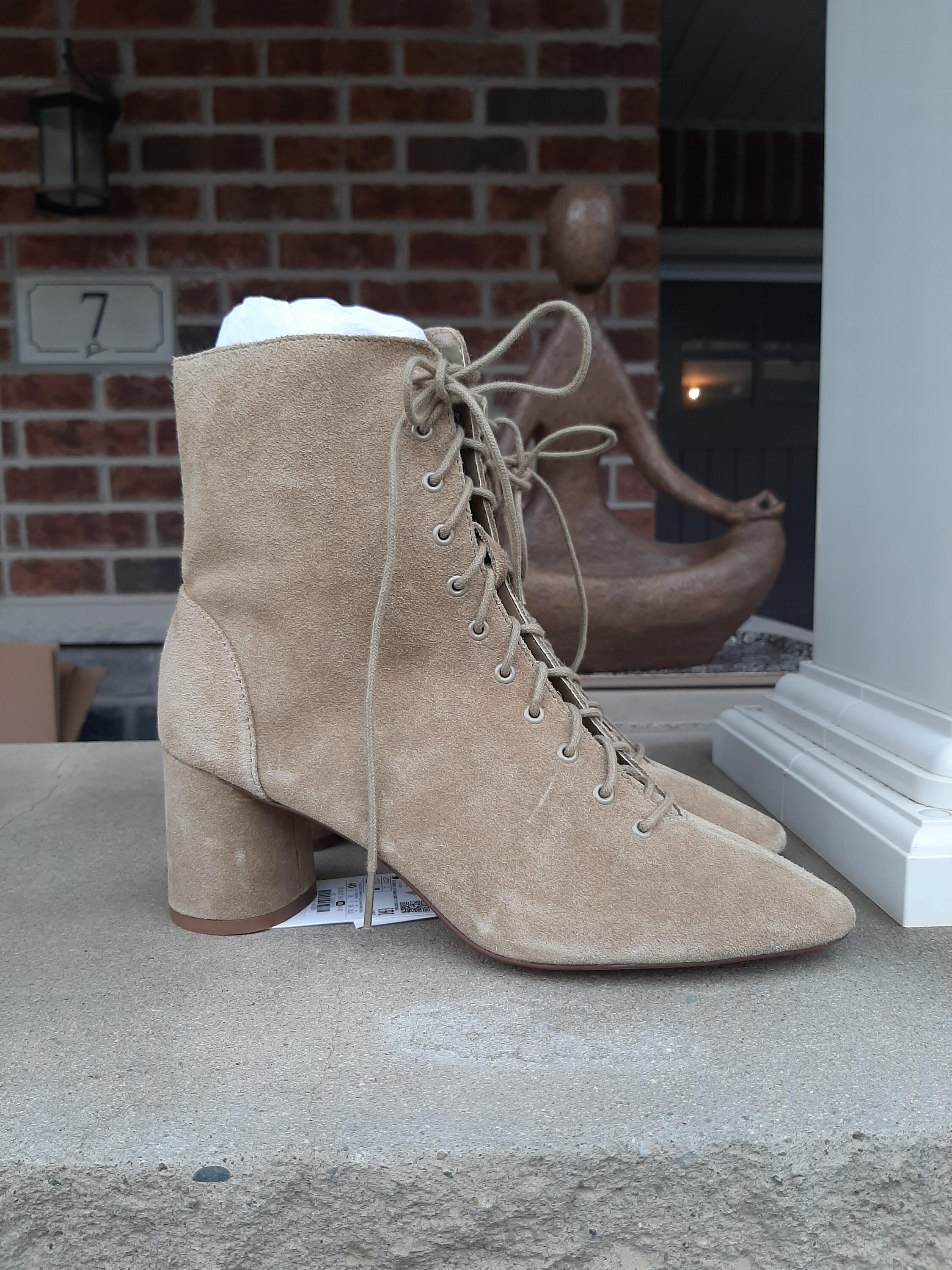 zara beige boots