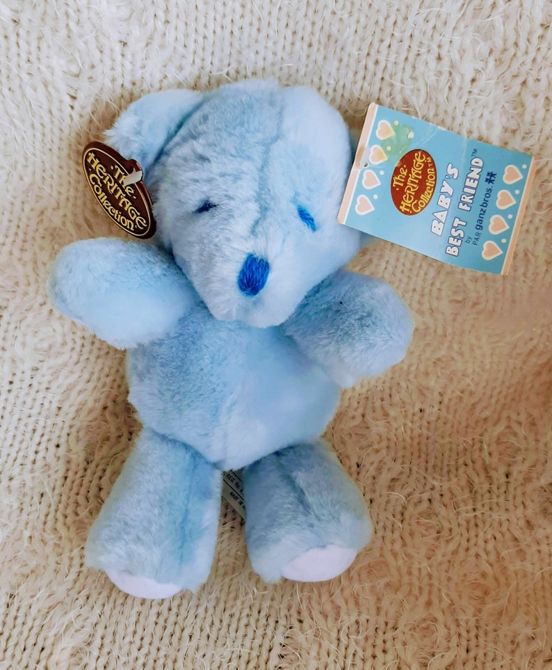 Heritage Collection Baby's Best Friend Ganz Bros Blue Bear Etsy