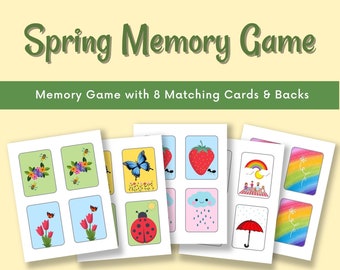 Easter Egg Themed Printable Memory Matching Game for Kids | Instant ...