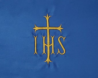 In His Service - Kneeling Cushion with handle and rear zipper for your prayer requests and prayer notes! Also available in Purple