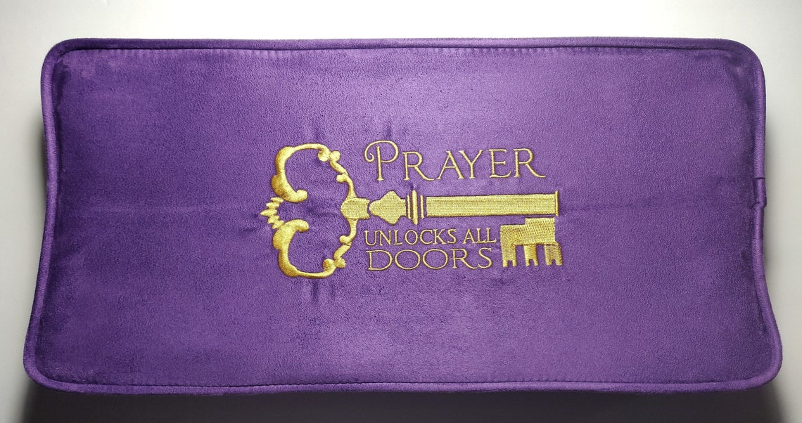 Prayer Unlocks All Doors Kneeling Cushion Also Available in Etsy