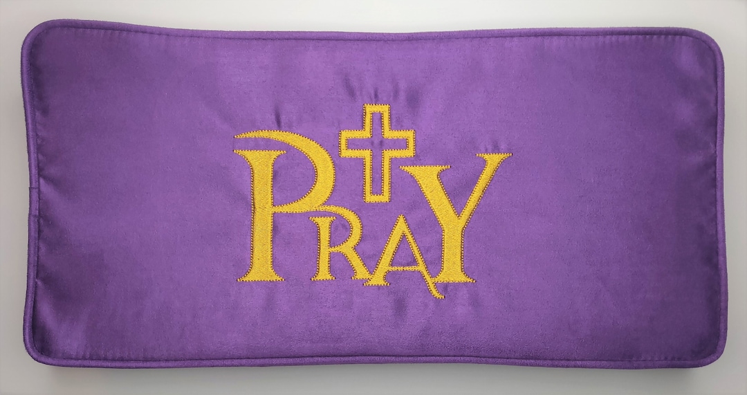 PRAY Kneeling Cushion With Handle and Rear Zipper for Your Prayer