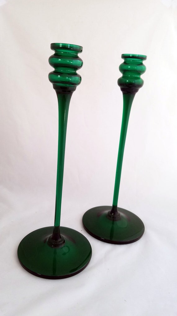 green candlesticks