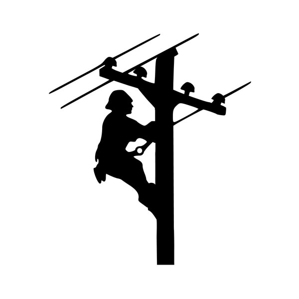 Lineman Occupational Decal For Cars SUV Boats or Laptop | Electrician Decal Sticker | Respect |