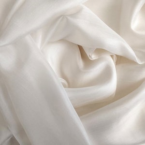 Handwoven Uzbek Silk Ponge Fabric: 100% Pure Mulberry Silk, 25&quot; Wide