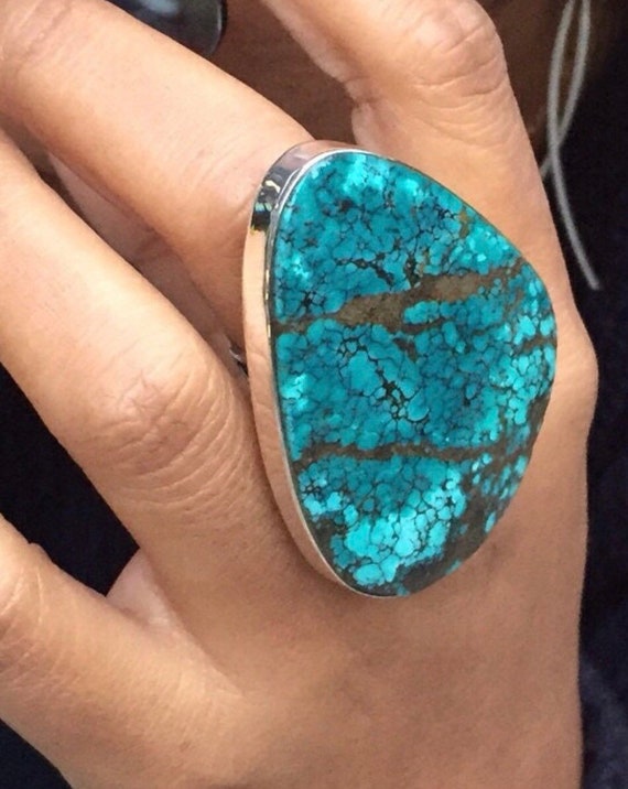 Lagoon Turquoise Artists' Ring - image 7