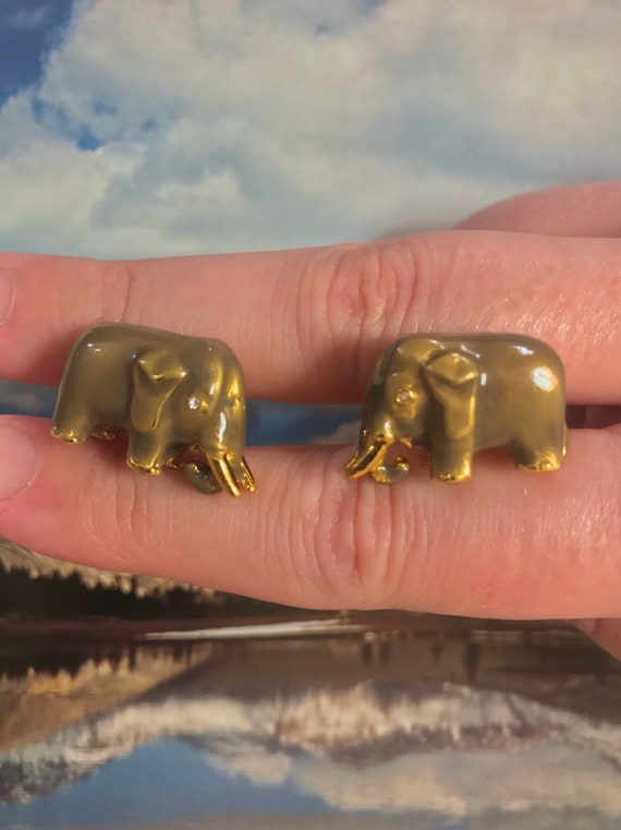 Fabergé Russian Imperial Elephant Cufflinks from … - image 8