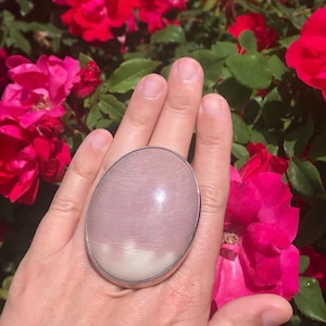 OOAK Dollybird Ranunculus Willowcreek Jasper Gem Ring