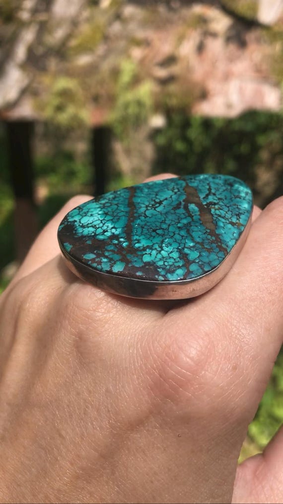 Lagoon Turquoise Artists' Ring - image 4