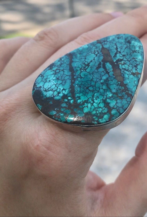 Lagoon Turquoise Artists' Ring - image 8