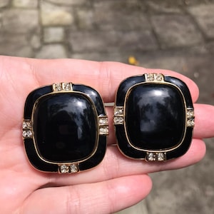 Orecchini a clip vintage Kenneth Lane Park Avenue