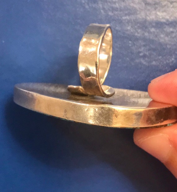 Lagoon Turquoise Artists' Ring - image 10
