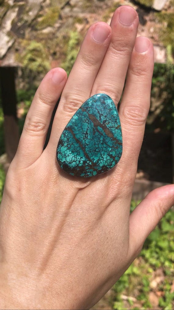 Lagoon Turquoise Artists' Ring - image 2