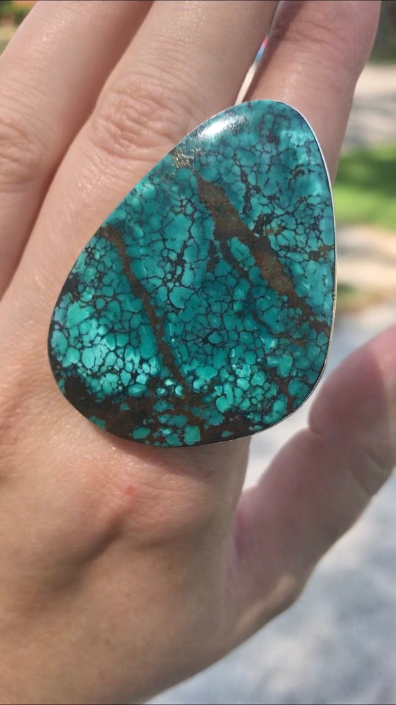Lagoon Turquoise Artists' Ring - image 6