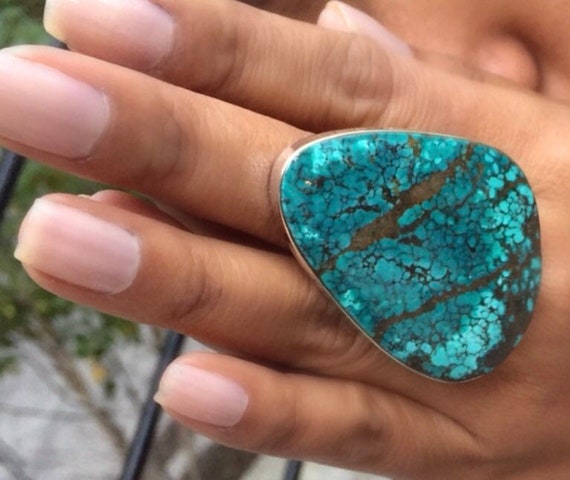 Lagoon Turquoise Artists' Ring - image 5