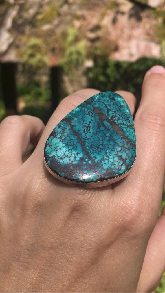 Lagoon Turquoise Artists' Ring - image 1