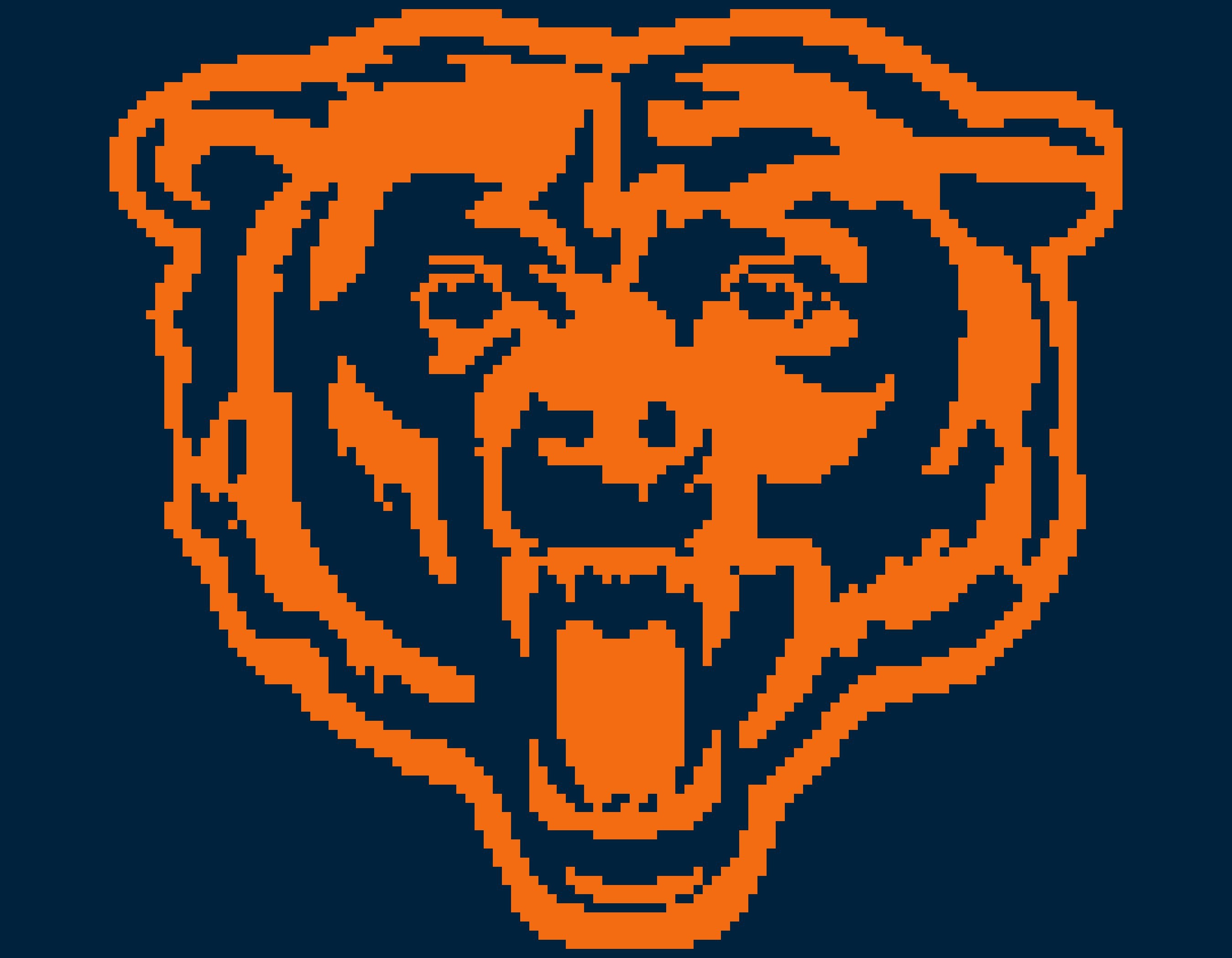 Chicago Bears Pattern Bears Twin C2C Crochet Pattern - Etsy