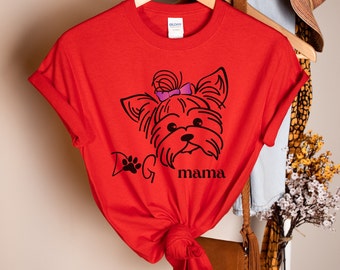 Personalized Yorkie Dog owner Pet Lover T-Shirt Gift, Gift for Dog Lover, Gift for Dog mom, New Yorkie owner Shirt, Yorkie T-shirt, Unisex