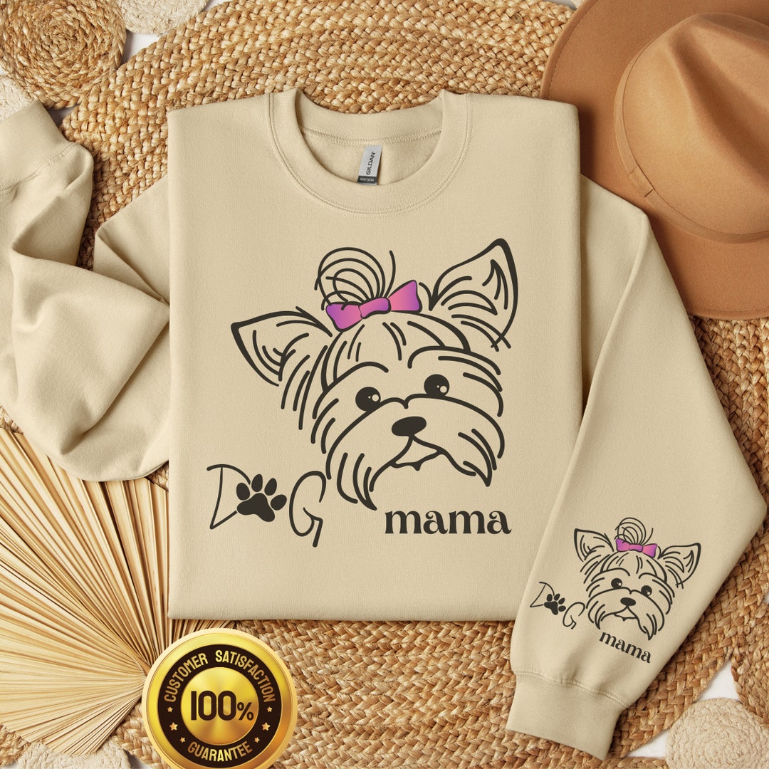 Yorkie Dog Lover Sweatshirt With Cute Design