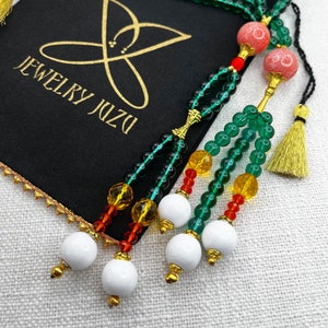 JUZU: &quot;Clementine Grove&quot; Buddhist Prayer Beads